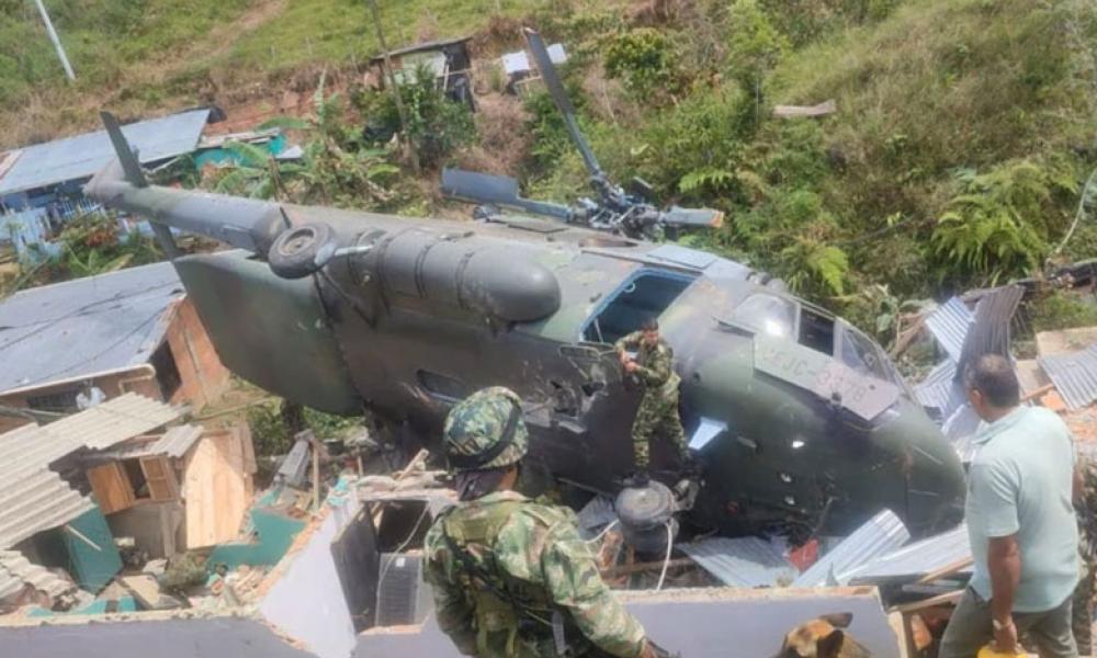 συντριβή κολομβιανού Mi-17-1V για δεύτερη φορά