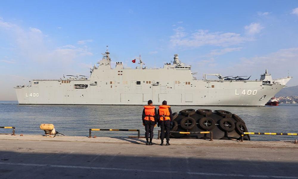 Τουρκικά Πολεμικά πλοία μετακινούνται μέσω άσκησης στο Τρίγωνο Κύπρου-Λιβάνου-Ισραήλ.