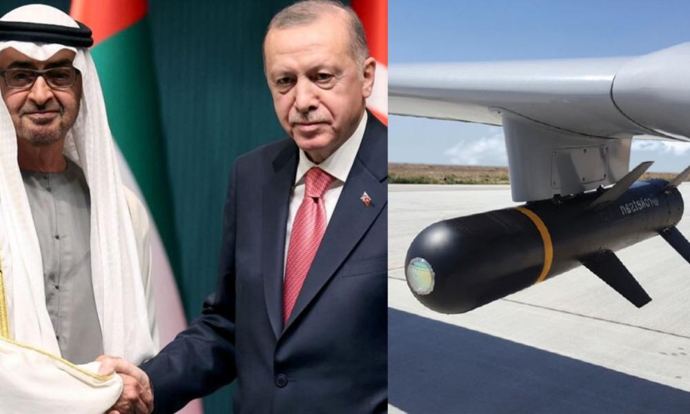 Άραβας με Ερντογάν και πύραυλος UAV