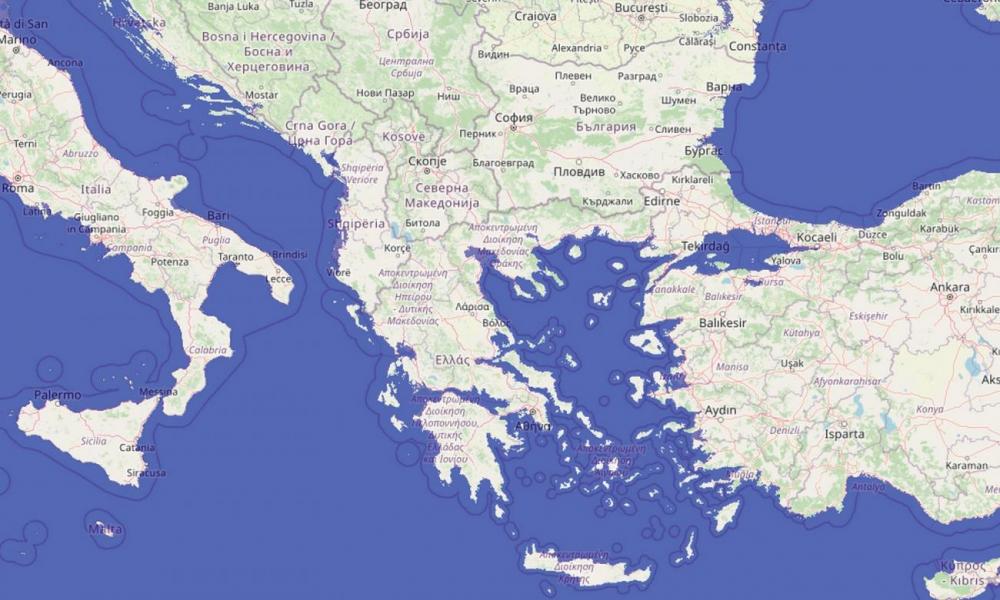 Έτσι θα είναι η Ελλάδα εάν η στάθμη της θάλασσας ανέβει κατά 6 εκατοστά.