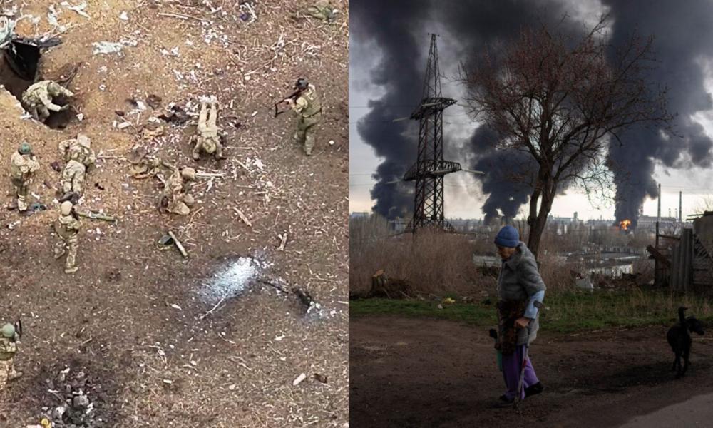 Ουκρανοί παραδίνονται και έκρηξη