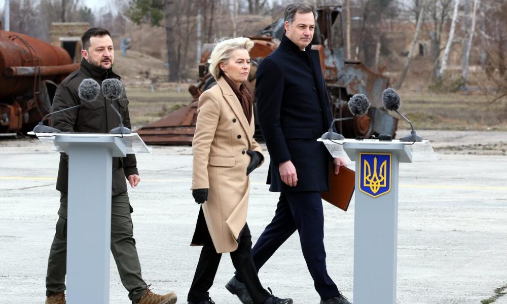 Δυτικοί ηγέτες στο Κίεβο στις 24 Φεβρουαρίου 2024