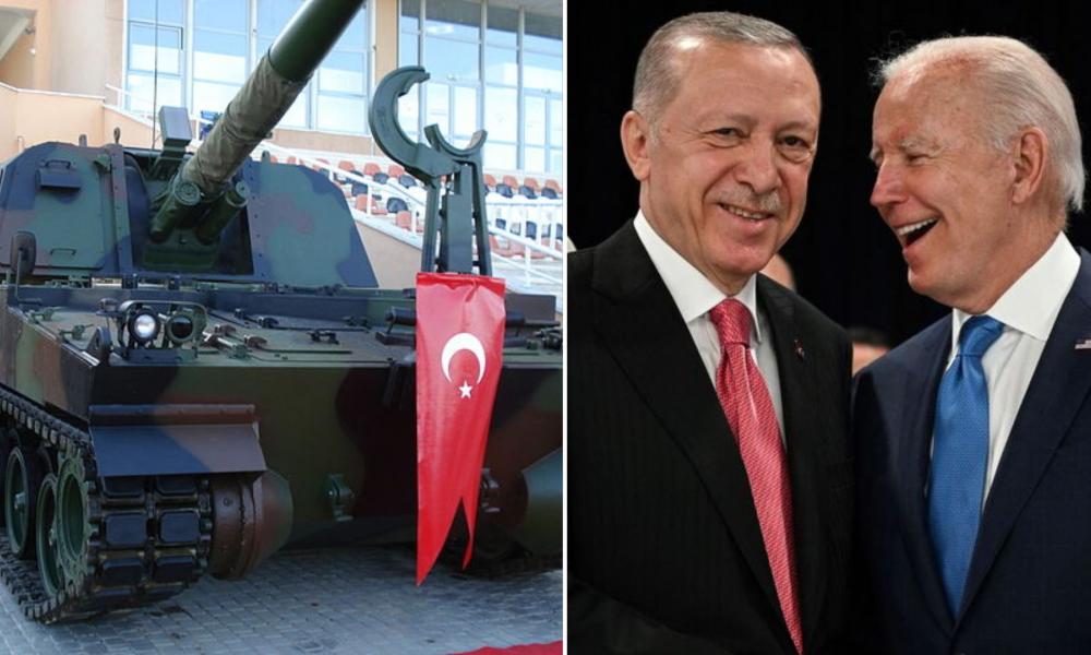 «Ανάσταση» στις σχέσεις ΗΠΑ-Τουρκίας; Ρωσικά ΜΜΕ: Ο Ερντογάν θα στείλει 12 πυροβόλα Firtina στην Ουκρανία.