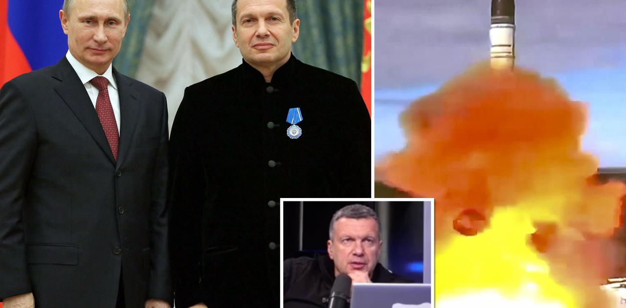 Nuclear “yachts” Solovyov: “If we lose in Ukraine, we will take the whole world with us” – calls on Putin to “push the button”