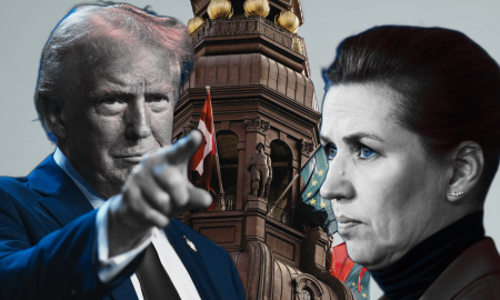 Τραμπ - Μέτε Φρεντέρικσεν - Πενταποσταγμα Φωτο.