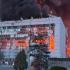ρωσική επίθεση στον ουκρανικό ατμοηλεκτρικό σταθμό της Τρυπυλίας στο Κίεβο
