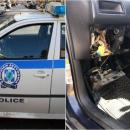 Έκρηξη σε περιπολικό