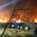 Έβρος, καταυλισμός, φωτιά