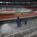 απολύμανση γηπέδου