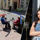 καπέλα αποστάσεων σε καφέ