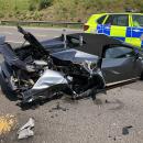 τρακαρισμένη Lamborghini Huracan Spyder