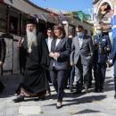 Σακελλαροπούλου στη Λέσβο