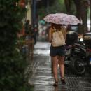 καλοκαιρινή βροχή στην Αττική