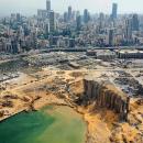 κρατήρας έκρηξης στη Βηρυτό