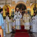 Αρχιερατικό συλλειτουργό στο ναό Πάντων των Ευβοέων Αγίων