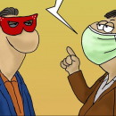 Αρκάς και μάσκα