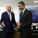 Μητσοτάκης με Μπάιντεν