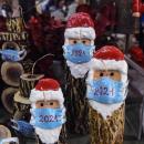 άγιος Βασίλης με μάσκα