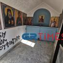 Συνθήματα σε παρεκκλήσι στη Θεσσαλονίκη