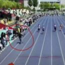 Επικό σκηνικό με κάμεραμαν σε αγώνα 100μ. - Έπαθε... Μπολτ και τους πέρασε όλους