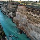 κατολίσθηση στον Ισθμό της Κορίνθου
