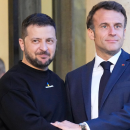 Ζελένσκι με Μακρόν