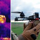 συσκευή θερμικής απεικόνισης και drone