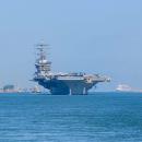 το αεροπλανοφόροUSS Eisenhower στην Ερυθρά Θάλασσα