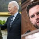 Ζελένσκι με Μπάιντεν και γερουσιαστής Βανς