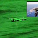 drone των Χούθι και ελικόπτερο