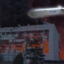 ρωσικός πύραυλος κρουζ Kh-69 κατά του ουκρανικού ατμοηλεκτρικού σταθμού της Τρυπυλίας του Κιέβου