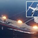 κινεζικά βομβαρδιστικά H-6J χτυπούν αμερικανικό αεροπλανοφόρο