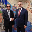 Φιντάν με Νορβηγό υπουργό εξωτερικών