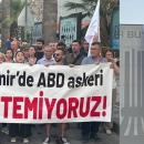 τουρκική διαδήλωση έξω από το USS Wasp
