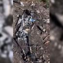 οστά Ουκρανών που χτυπήθηκαν από ρωσικά θερμοβαρικά