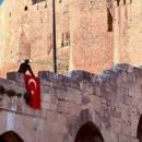 τουρκική σημαία στην ακρόπολη του Χαλεπίου