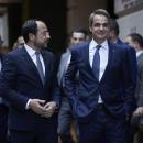 Κυριάκος Μητσοτακης και Νίκος Χριστοδουλίδης