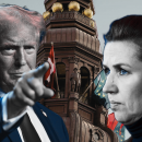 Τραμπ - Μέτε Φρεντέρικσεν - Πενταποσταγμα Φωτο.