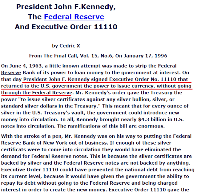 Το εκδοτικο προνομιο του χρήματος ειναι το κλειδι της εξουσιας! - Εικόνα1