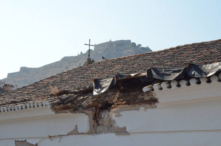Κατέρρευσε ο ιστορικός ναός του Αγίου Νικολάου στο Ναύπλιο!