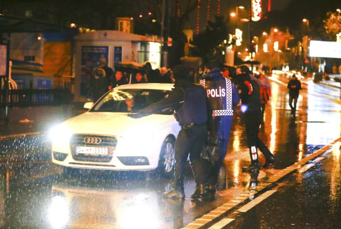 Police secure area near an Istanbul nightclub, Turkey, January 1, 2017. REUTERS/Osman Orsal